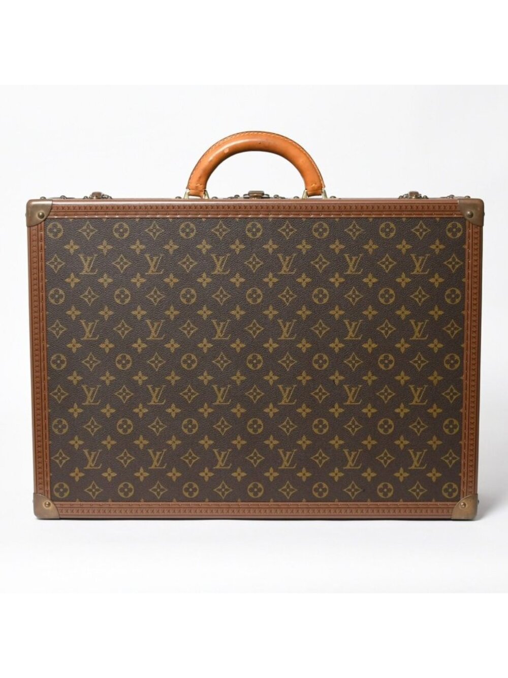 Louis Vuitton Alzer 55 Trunk Case Hard Monogram Leather